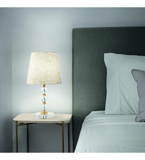 Лампа настольная Ideal Lux Queen TL1 Small Золото E27 077734