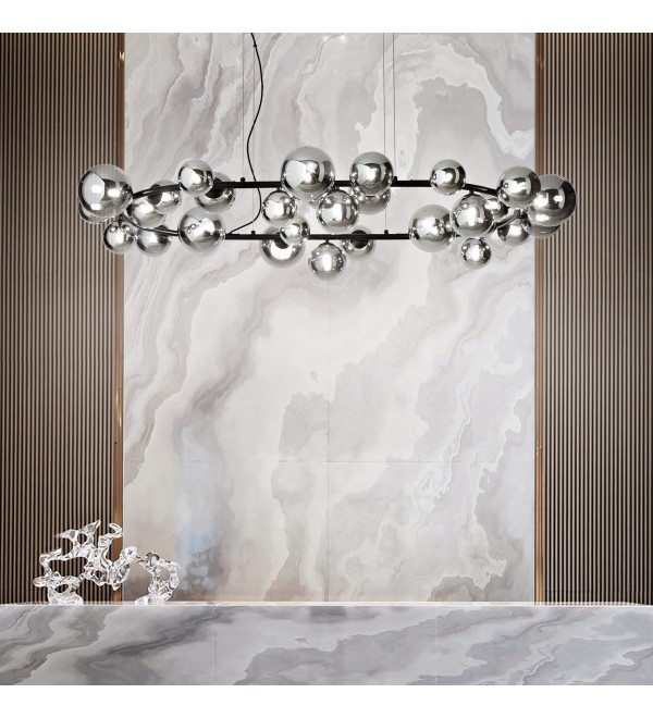 Люстра подвесная Ideal Lux Perlage SP14 Белый G9 283814
