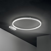 Люстра потолочная Ideal Lux Oracle Slim PL D070 Round Черный 3000К 266008