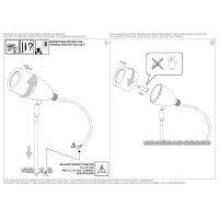 Прожектор уличный Ideal Lux Inside PR1 Антрацит G9 115412