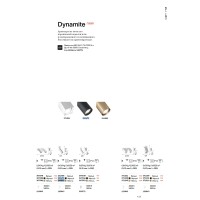 Светильник настенный Ideal Lux Dynamite AP1 Square Латунь GU10 371214