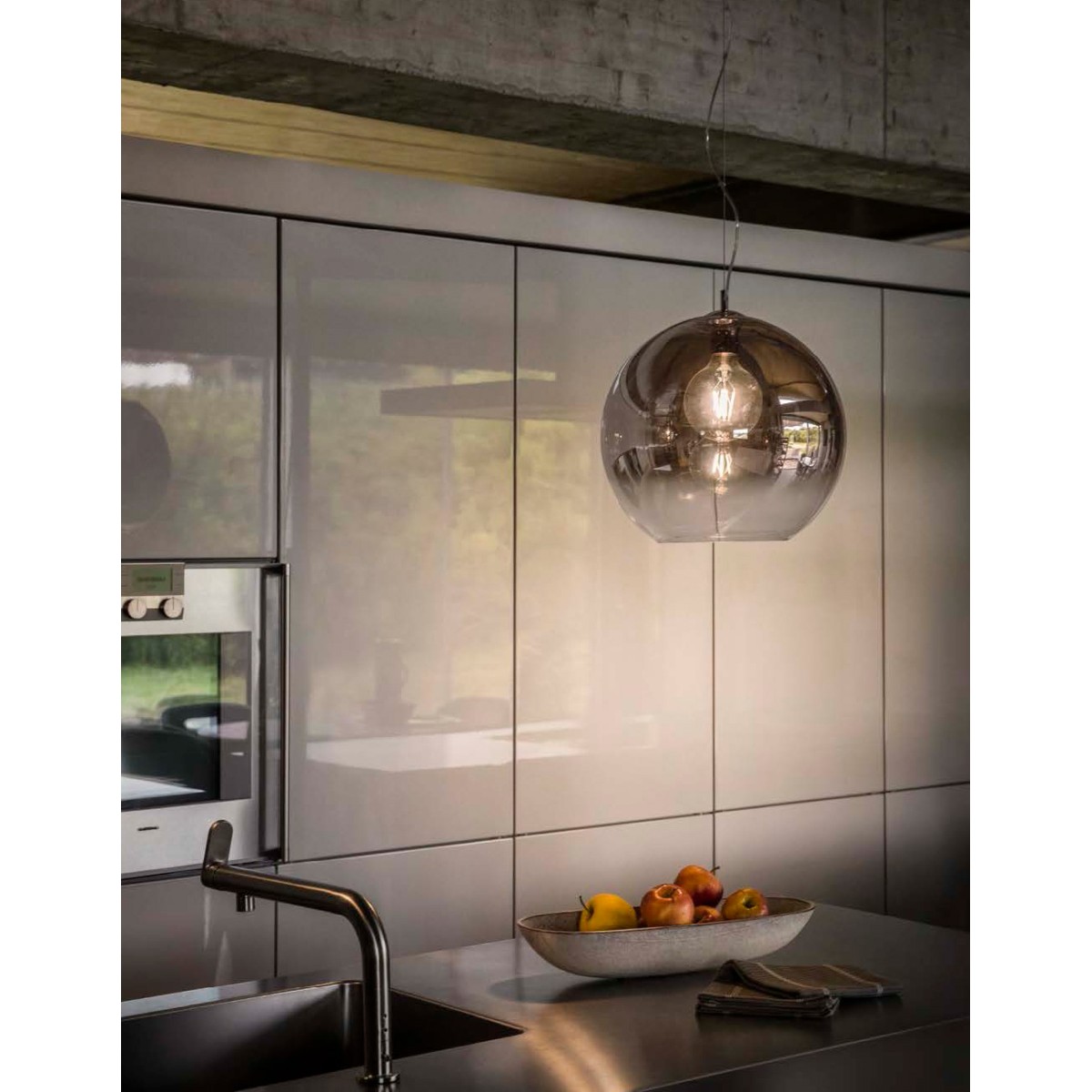 Светильник подвесной Ideal Lux Nemo SP1 D30 Медь E27 111902