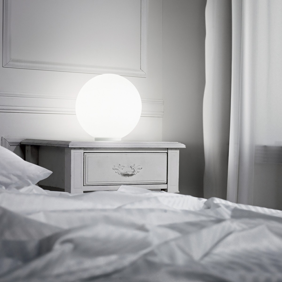 Светильник настольный Ideal Lux Mapa TL1 D30 Белый E27 009131