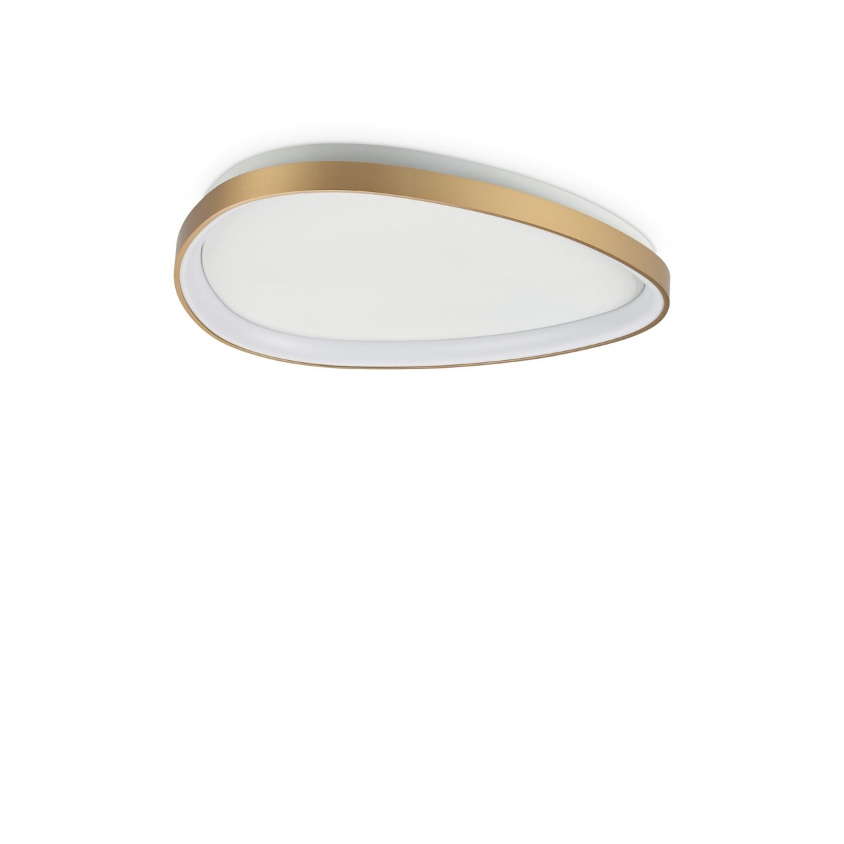 Люстра потолочная Ideal Lux Gemini PL D061 On-Off 4000K Латунь LED 372082
