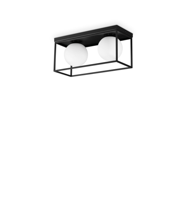 Светильник потолочный Ideal Lux Lingotto PL2 Черный E14 304137