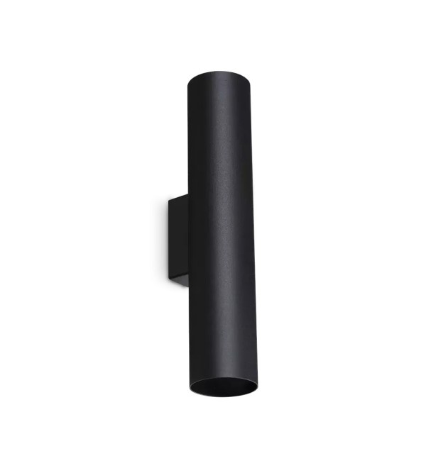 Светильник настенный Ideal Lux Look AP2 Round D60 H300 Черный GU10 370118