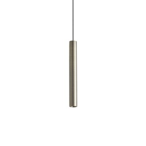 Светильник подвесной Ideal Lux Look LED SP01 Round D3.0 H025 On-Off 3000K Латунь 371108