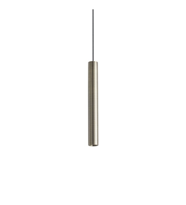 Светильник подвесной Ideal Lux Look LED SP01 Round D3.0 H025 On-Off 3000K Латунь 371108