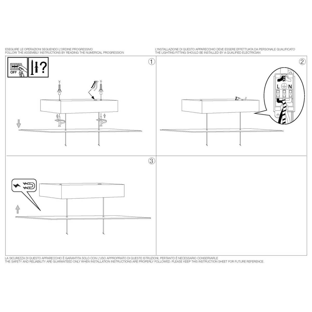 Светильник подвесной Ideal Lux Desk SP1 Белый 3000К LED 138237