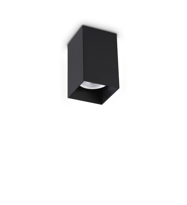 Светильник потолочный Ideal Lux Look PL01 Square D6.0 H010 GU10 Черный 353845