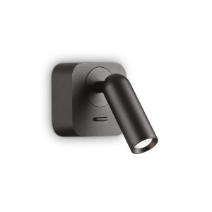 Светильник настенный Ideal Lux Bean AP square Черный 3000К 260655