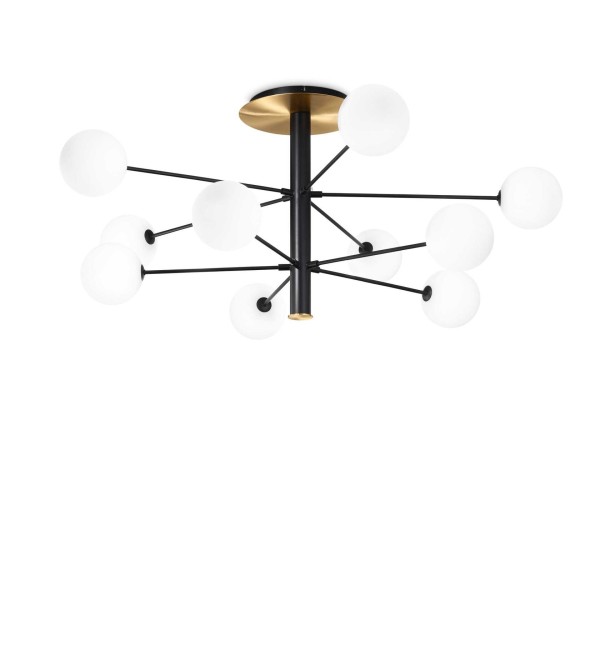 Люстра потолочная Ideal Lux Cosmopolitan PL10 Черный G9 273693