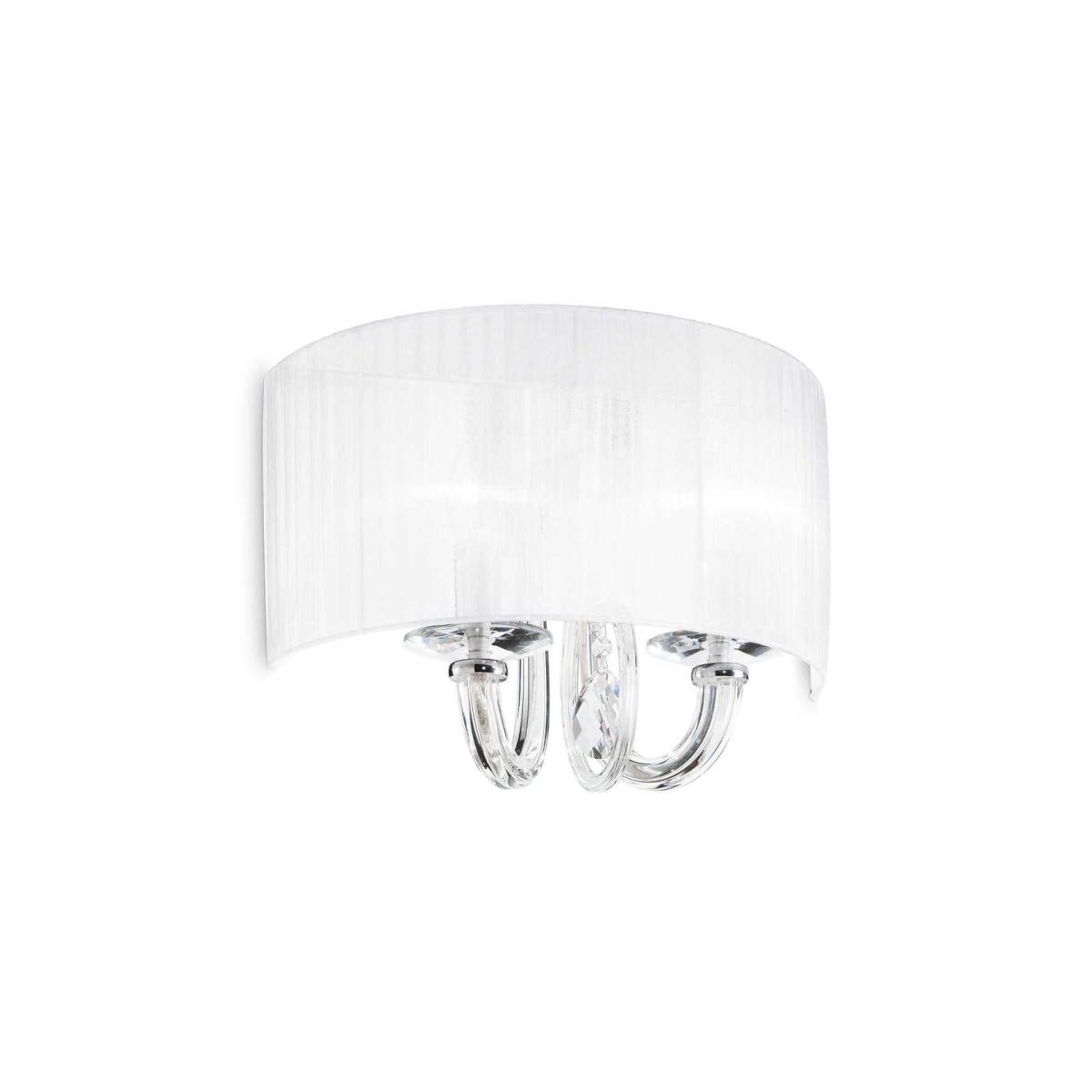 Светильник настенный Ideal Lux Swan AP2 Белый E14 035864