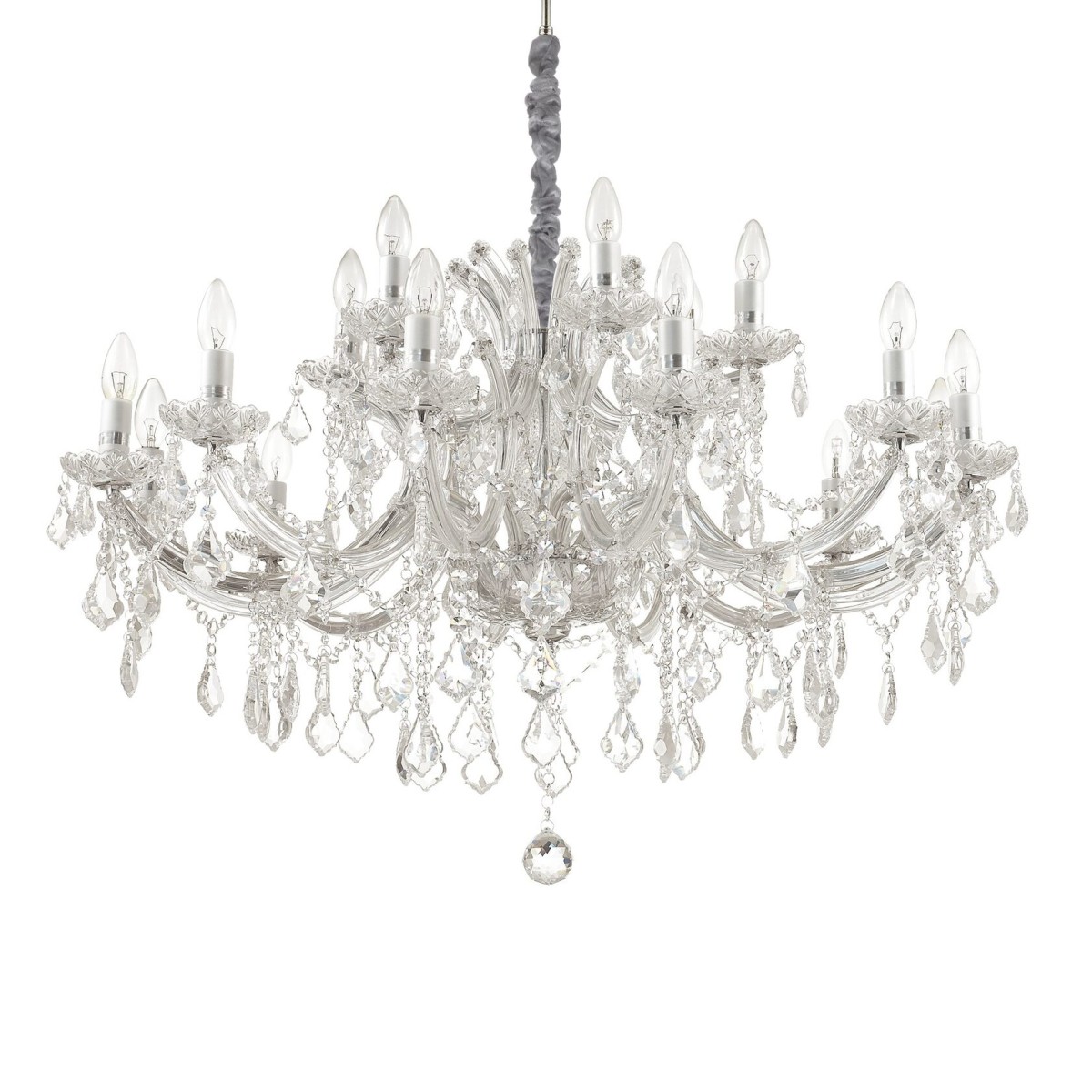 Люстра подвесная Ideal Lux Napoleon SP18 Хром E14 167268