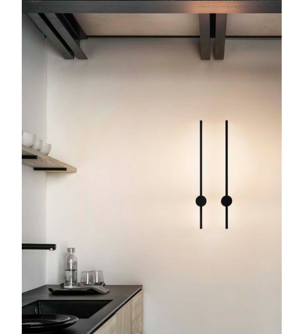 Светильник настенный Ideal Lux Essence AP D070 Черный 3000К LED 265643