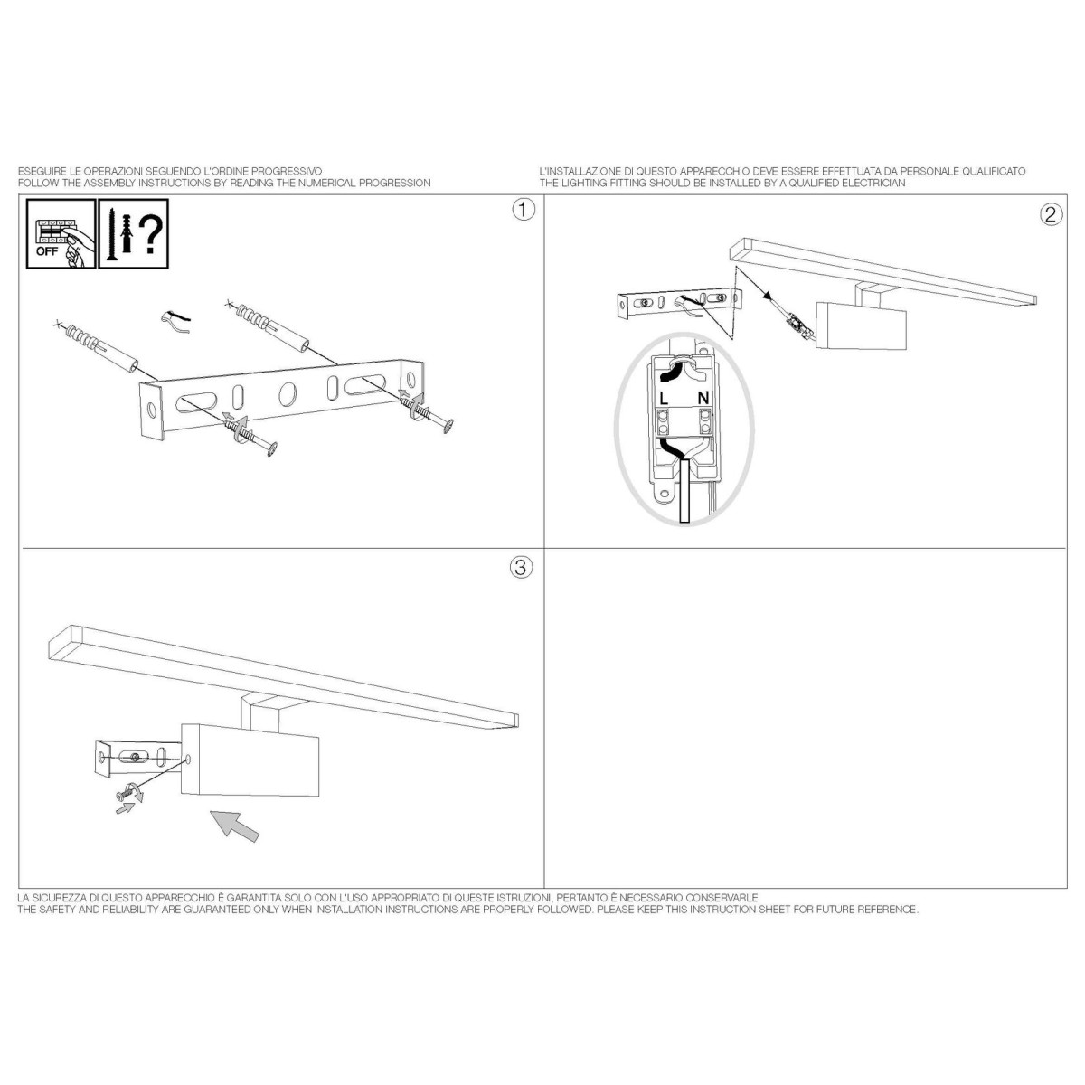 Светильник настенный Ideal Lux Alma AP D51 Латунь 3000К 224954