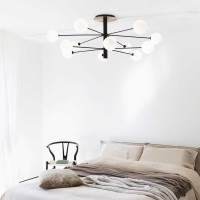 Люстра потолочная Ideal Lux Cosmopolitan PL8 Черный G9 328485