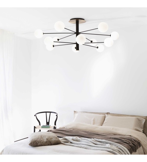 Люстра потолочная Ideal Lux Cosmopolitan PL8 Черный G9 328485
