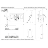 Светильник садово-парковый Ideal Lux Edo PT1 Round Белый GX53 135755