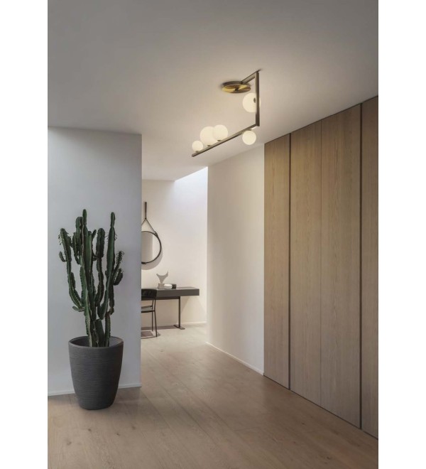 Люстра потолочная Ideal Lux Birds PL5 Черный G9 273631