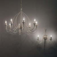 Люстра подвесная Ideal Lux Corte SP5 Белый E14 005881
