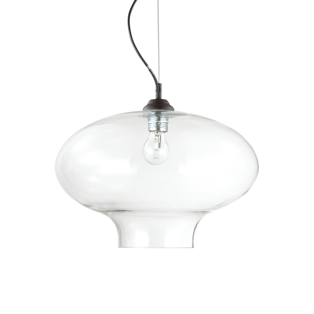 Светильник подвесной Ideal Lux Bistro SP1 Round E27 Прозрачный 120898