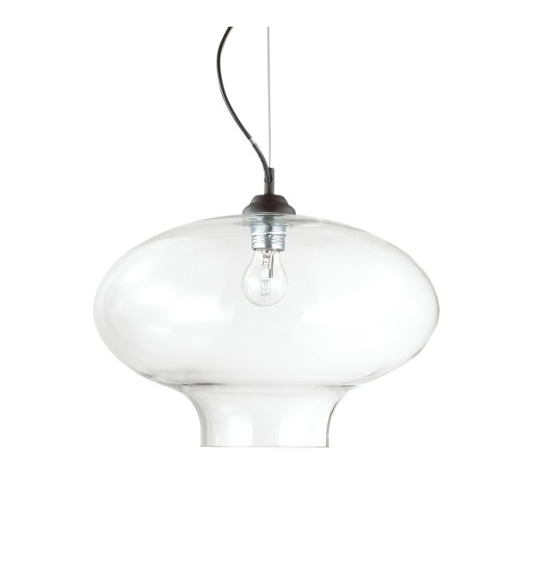 Светильник подвесной Ideal Lux Bistro SP1 Round E27 Прозрачный 120898