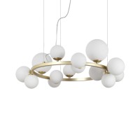 Люстра потолочная Ideal Lux Perlage PL6 Белый G9 309279