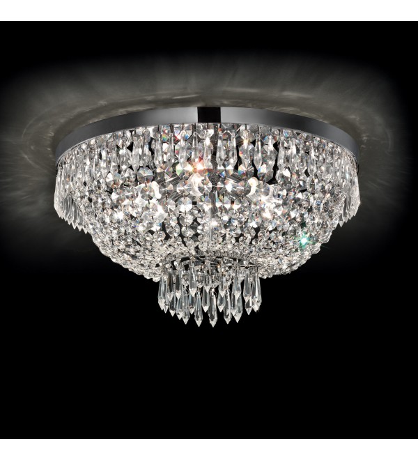 Люстра потолочная Ideal Lux Caesar PL5 G9 Золото 114675