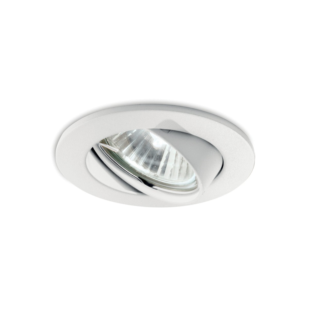 Светильник встраиваемый Ideal Lux Swing FI GU10 Белый Поворотный 083179