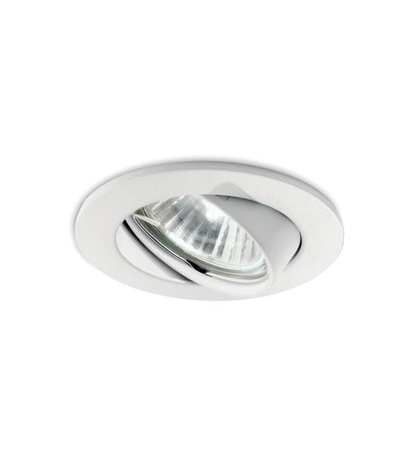 Светильник встраиваемый Ideal Lux Swing FI GU10 Белый Поворотный 083179