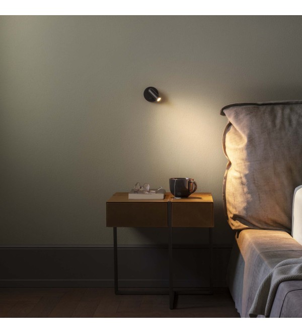 Светильник настенный Ideal Lux Bean AP Round Rechargeable Аккумулятор Белый LED 350233