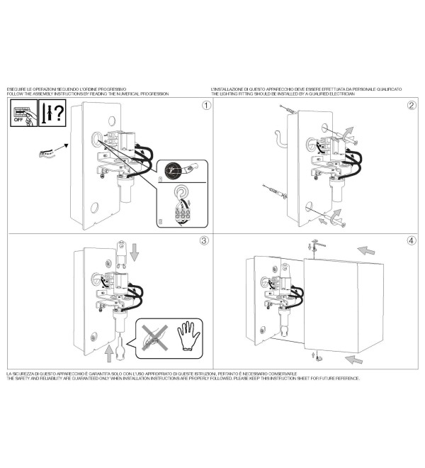 Светильник уличный Ideal Lux Up AP2 Черный G9 115344