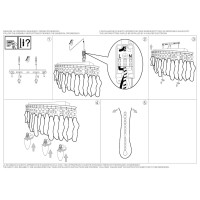 Люстра потолочная Ideal Lux Rain PL3 Хром E14 008370
