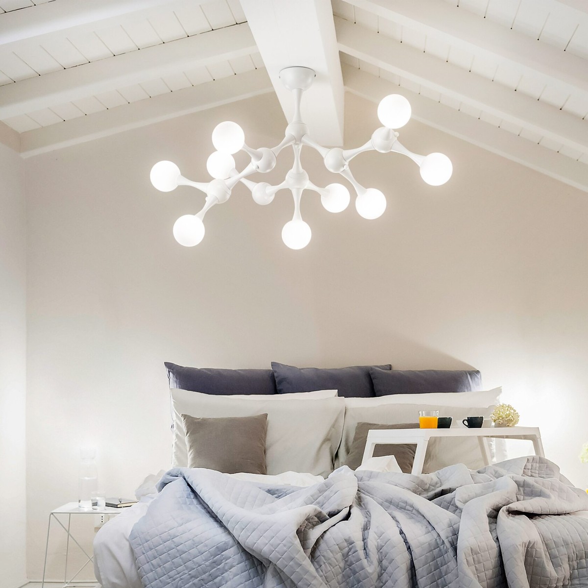 Люстра потолочная Ideal Lux Nodi PL9 Белый G9 149622