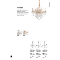 Люстра подвесная Ideal Lux Florian SP6 Хром E14 035628