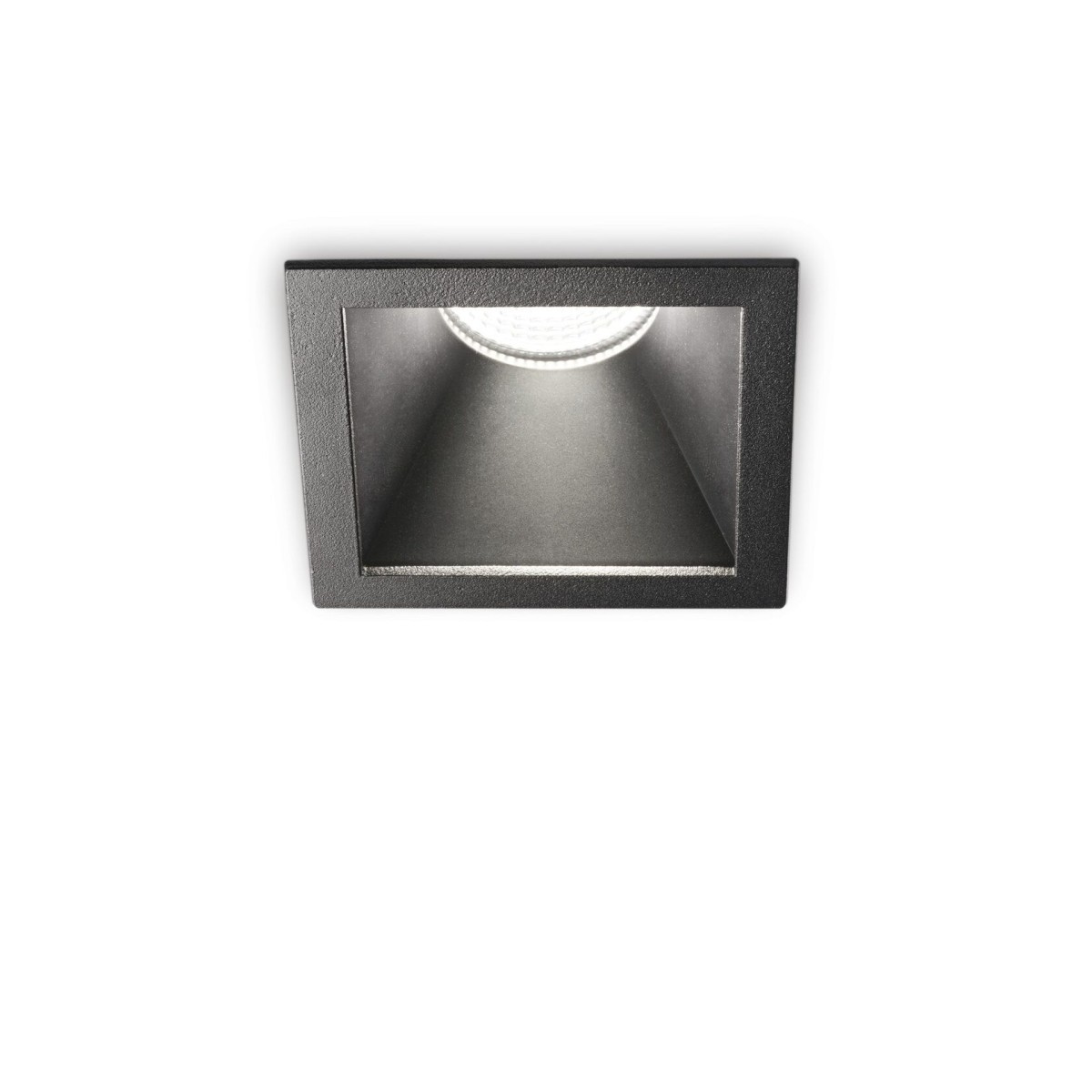 Светильник встраиваемый Ideal Lux Game Trim Square LED Черный 3000К 192383
