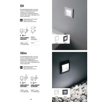 Светильник уличный встраиваемый Ideal Lux Wire FI D09 Антрацит 3000К LED 255521