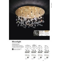 Люстра потолочная Ideal Lux Moonlight PL5 Золото G9 094663
