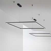 Люстра подвесная Ideal Lux Oracle Slim SP D090 Square On-Off Черный 3000К 259208