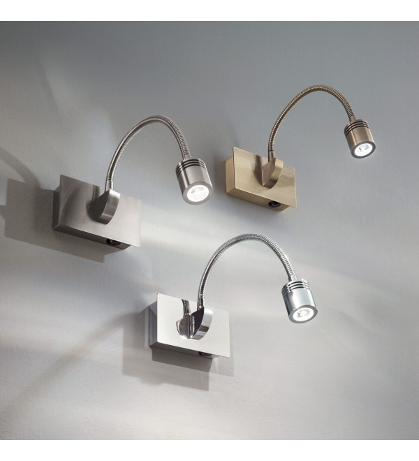 Светильник настенный Ideal Lux Dynamo AP Никель 4000К LED 031477