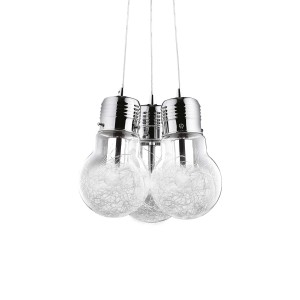 Люстра подвесная Ideal Lux Luce Max SP3 Хром E27 081762