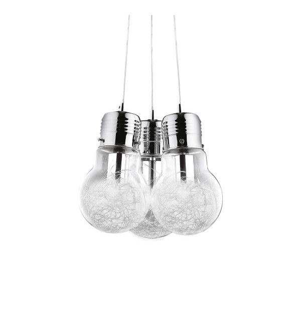Люстра подвесная Ideal Lux Luce Max SP3 Хром E27 081762