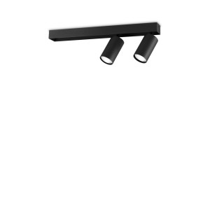 Светильник потолочный Ideal Lux Profilo PL2 Черный GU10 314723