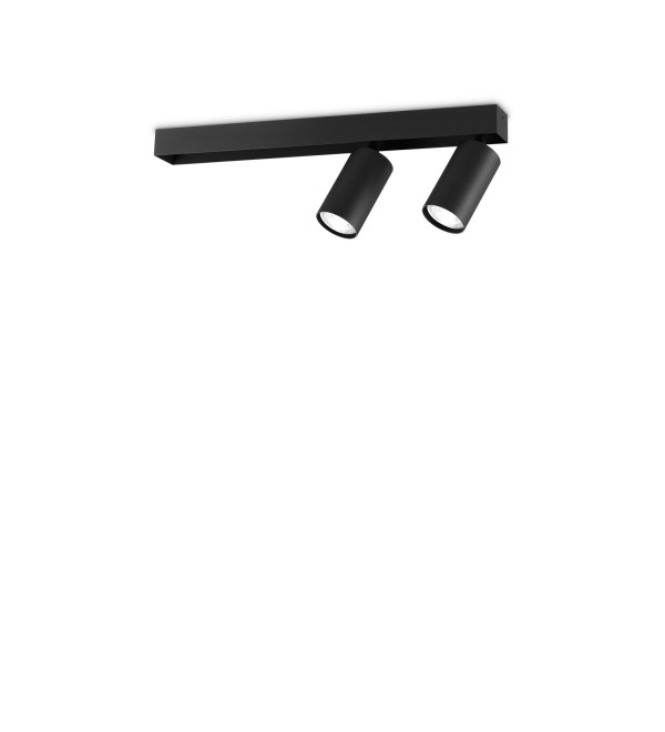 Светильник потолочный Ideal Lux Profilo PL2 Черный GU10 314723