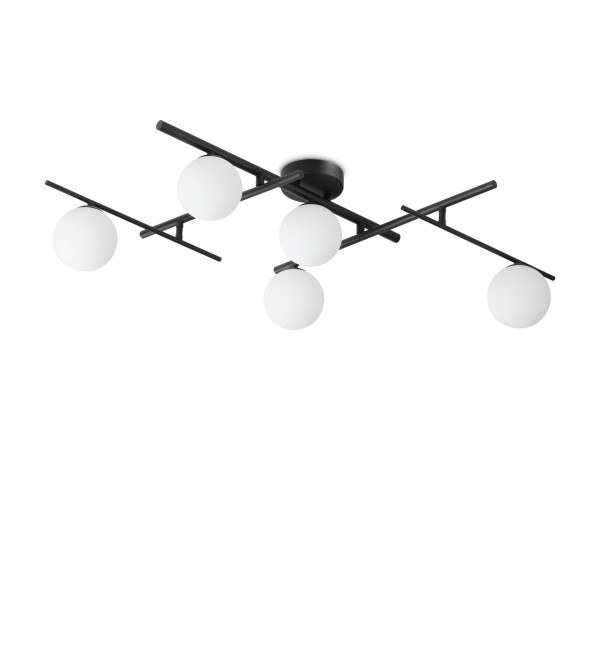 Люстра потолочная Ideal Lux Atlas PL5 Черный G9 328218