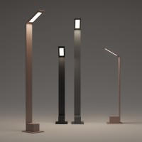 Светильник садово-парковый Ideal Lux Agos PT H80 3000K Черный LED 326733