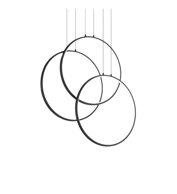 Люстра подвесная Ideal Lux Frame SP Cerchio Черный 3000К 269337