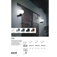 Светильник уличный настенный Ideal Lux Clio MAP1 Антрацит E27 145228