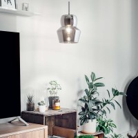 Светильник подвесной Ideal Lux Zeno SP1 Big макс.1х60Вт IP20 E27 230В Дымчатый/Хром Стекло/Металл Без лампы 088938